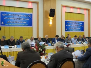مجمع عمومی دفاتر شمسا  با سخنان نماینده ولی فقیه درحج و زیارت و رئیس سازمان حج وزیارت درمشهد برگزارشد 20