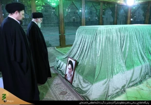 حضور رهبر انقلاب در مرقد مطهر امام راحل و گلزار شهدای بهشت زهرا 4