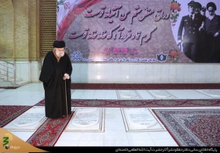 حضور رهبر انقلاب در مرقد مطهر امام راحل و گلزار شهدای بهشت زهرا 7