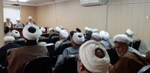 نشست توجیهی روحانیون حج سال 99 خراسان رضوی درمشهد برگزارشد 7