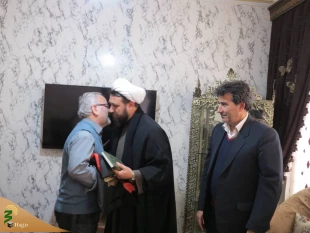 دیدار مسئول دفتر نمایندگی بعثه در استان آذربایجان شرقی با دو خانواده معظم شهید  3