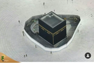 صحن کعبه خالی از حجاج 3