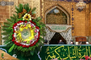 عکس | تزئین حرم مطهر امیرالمومنین(ع) با چهار هزار شاخه گل 15