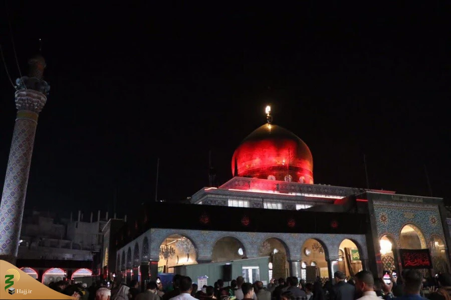 تعویض پرچم حرم حضرت زینب(س)+تصاویر 6