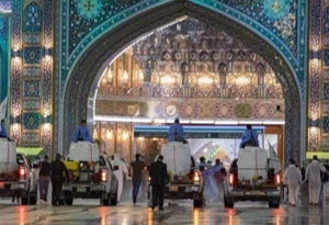 ضدعفونی بین‌الحرمین در شب‌های ماه شعبان