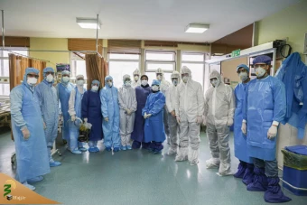 تقدیر خادمان ضیوف الرحمان از ایثارگران جبهه سلامت در شهرهای تهران، قم و مشهد 10