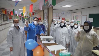 تقدیر خادمان ضیوف الرحمان از ایثارگران جبهه سلامت در شهرهای تهران، قم و مشهد 27