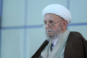 خاکسپاری پیکر آیت‌الله امینی در جوار شهید مطهری