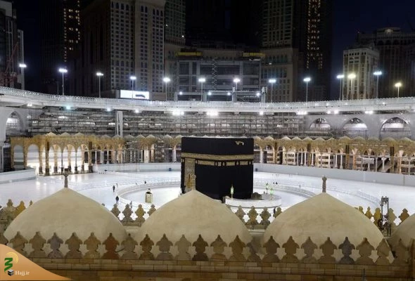 تصاویر اقامه نماز جماعت در مسجد الحرام 6