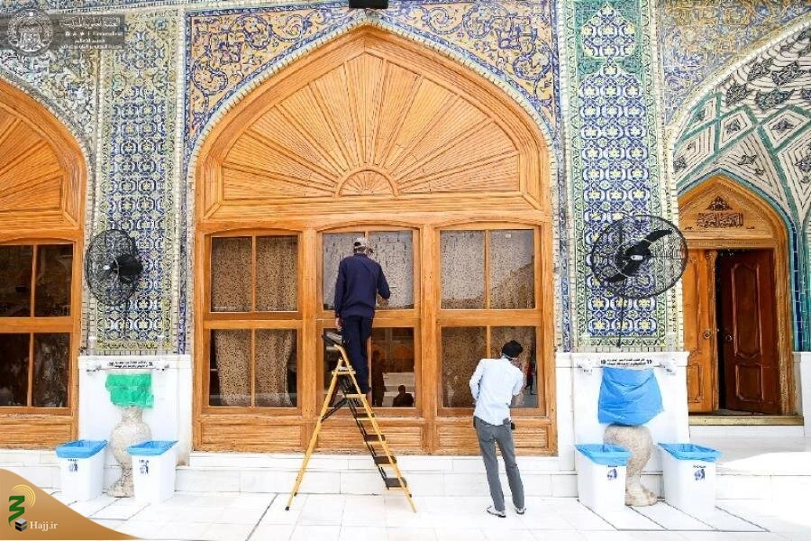 برنامه بهداشتی حرم امیرالمؤمنین(ع) در ایام ماه رمضان  6
