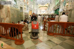 برنامه بهداشتی حرم امیرالمؤمنین(ع) در ایام ماه رمضان  7
