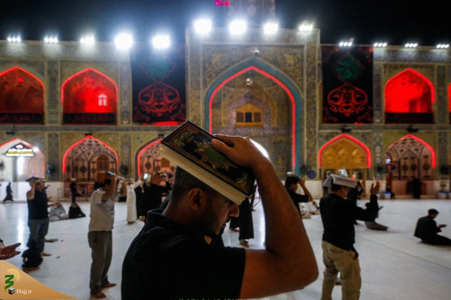 احیاء شب قدر در حرم حضرت امیرالمومنین علی (ع)   4
