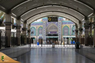 ممنوع شدن ورود به بین‌الحرمین در کربلا به دلیل شیوع کرونا 5