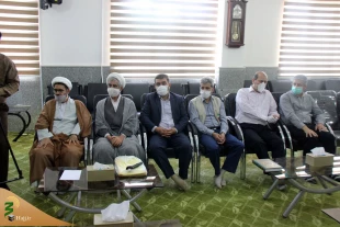 دیدار کارگزاران فرهنگی واجرایی حج وزیارت خراسان شمالی با نماینده محترم ولی فقیه و امام جمعه بجنورد 3