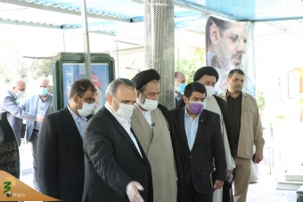 بزرگداشت شهدای حج و منا دربهشت زهرا(س) 2