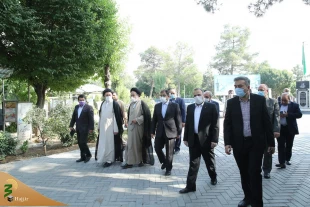 Commemoration of Hajj and Mena martyrs in Behesht Zahra 3
