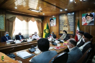 Reviewing the cultural deputy of Supreme Leader Delegation Office's Programs during the Hajj closure 2
