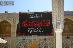 حرم حضرت امیرالمؤمنین(ع) در عزای امام جواد(ع) سیاهپوش شد+ تصاویر 9