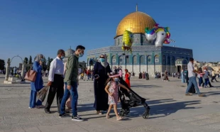 اقامه نماز عید قربان در مسجد الاقصی با حضور ده ها هزار فلسطینی+تصاویر 3