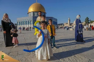 اقامه نماز عید قربان در مسجد الاقصی با حضور ده ها هزار فلسطینی+تصاویر 6