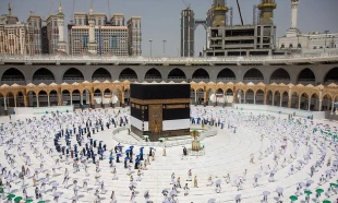 تصاویری از محدودیت مناسک حج به علت همه گیری کرونا 9