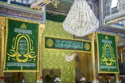 حرم حضرت اباالفضل العباس (ع) مزیّن به نام امیرالمؤمنین(ع) شد+تصاویر 5