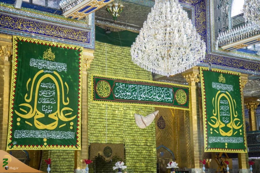 حرم حضرت اباالفضل العباس (ع) مزیّن به نام امیرالمؤمنین(ع) شد+تصاویر 5