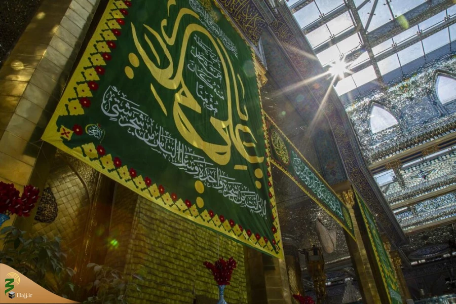 حرم حضرت اباالفضل العباس (ع) مزیّن به نام امیرالمؤمنین(ع) شد+تصاویر 6