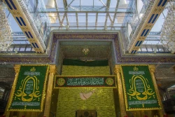 حرم حضرت اباالفضل العباس (ع) مزیّن به نام امیرالمؤمنین(ع) شد+تصاویر 7