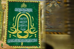 حرم حضرت اباالفضل العباس (ع) مزیّن به نام امیرالمؤمنین(ع) شد+تصاویر 9