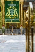 حرم حضرت اباالفضل العباس (ع) مزیّن به نام امیرالمؤمنین(ع) شد+تصاویر 10
