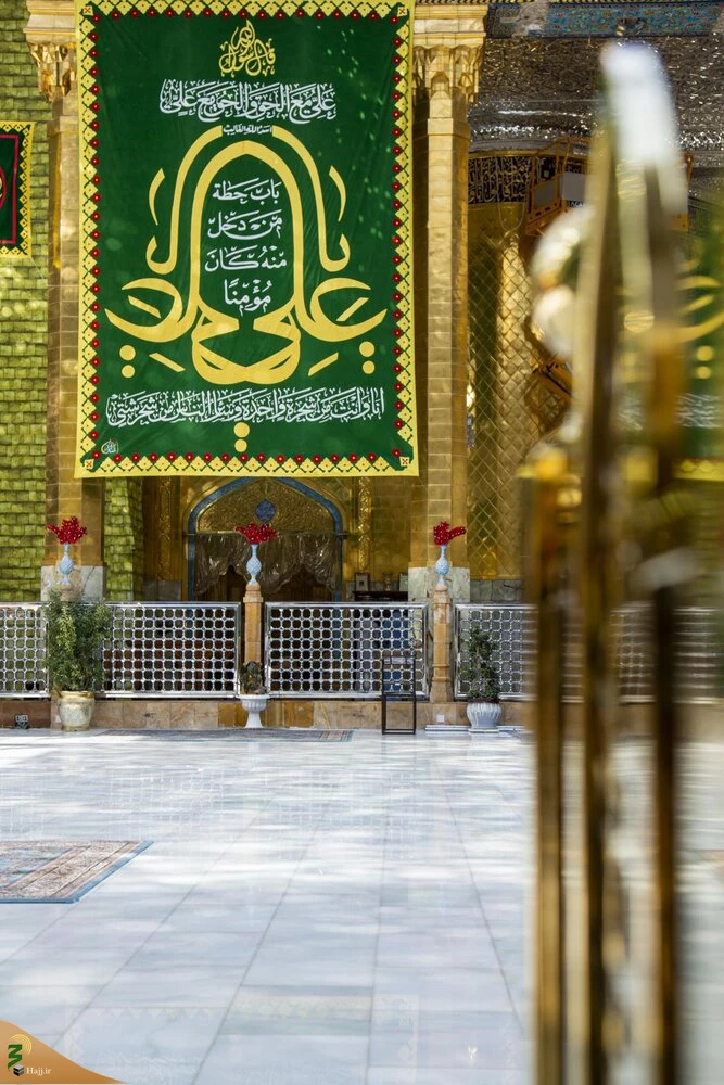 حرم حضرت اباالفضل العباس (ع) مزیّن به نام امیرالمؤمنین(ع) شد+تصاویر 10