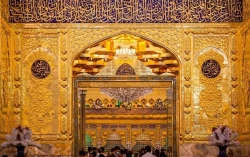 ایوان طلای حرم حضرت ابوالفضل العباس (ع) رونمایی شد+ عکس 2