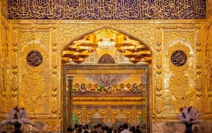 ایوان طلای حرم حضرت ابوالفضل العباس (ع) رونمایی شد+ عکس 2