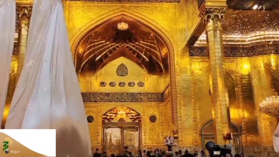ایوان طلای حرم حضرت ابوالفضل العباس (ع) رونمایی شد+ عکس 2
