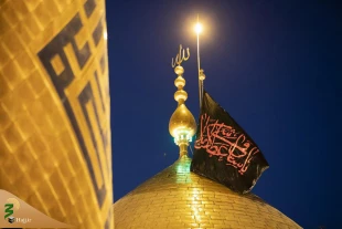 تعویض پرچم گنبد مطهر امام حسین(ع) و حضرت عباس(ع) همزمان با آغاز ماه محرم 3