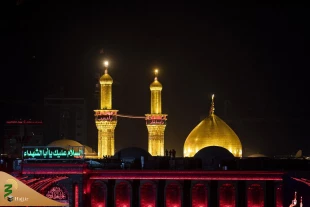 تعویض پرچم گنبد مطهر امام حسین(ع) و حضرت عباس(ع) همزمان با آغاز ماه محرم 5