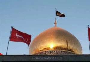 رنگ عزای حسینی در حرم حضرت زینب(س) همزمان با آغاز ماه محرم + تصاویر