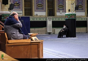 مراسم عزاداری شب هفتم محرم الحرام با حضور رهبر معظم انقلاب برگزار شد+تصاویر 3
