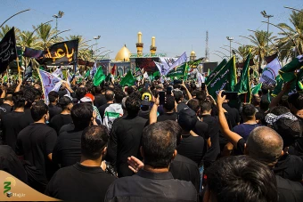 مراسم عزاداری ظهر عاشورا در کربلای معلی - 2 22