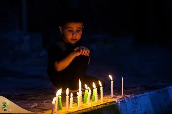 مراسم عزاداری شام غریبان در کربلای معلی  11