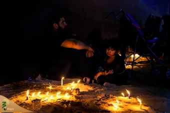 مراسم عزاداری شام غریبان در کربلای معلی  17