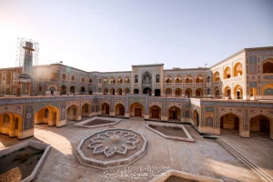 هنر معماری اسلامی در صحن حضرت فاطمه زهرا (س)