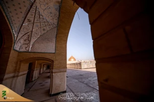 هنر معماری اسلامی در صحن حضرت فاطمه زهرا (س) 3