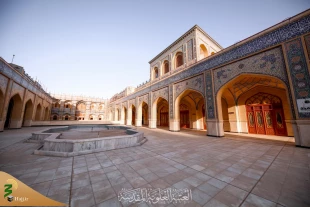 هنر معماری اسلامی در صحن حضرت فاطمه زهرا (س) 4