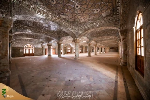 هنر معماری اسلامی در صحن حضرت فاطمه زهرا (س) 7