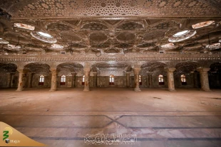هنر معماری اسلامی در صحن حضرت فاطمه زهرا (س) 9