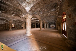 هنر معماری اسلامی در صحن حضرت فاطمه زهرا (س) 10