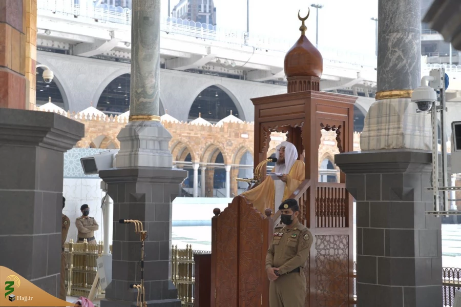 نماز جمعه مسجدالحرام برگزار شد 3