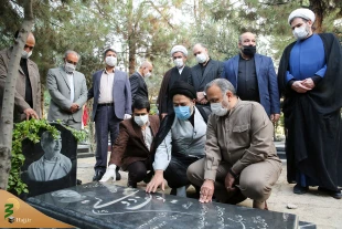 ادای احترام مسئولان حوزه حج و زیارت به شهدای مظلوم منا و دفاع مقدس 2
